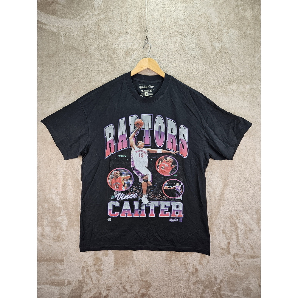 Mitchell & Ness Toronto Raptors Vince Carter Player Photo T-shirt Men's Size XL